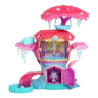 Image of Magic Mixies Mixlings Light Up Treehouse with Room Reveal and Exclusive Glow Mixling Wand Amazon