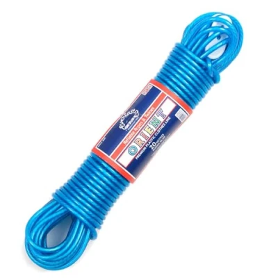 Image of EVERLASTO Quality 20m &#039;Orient&#039; PVC Clothes/Washing Line 4.8mm Thick (BLUE)