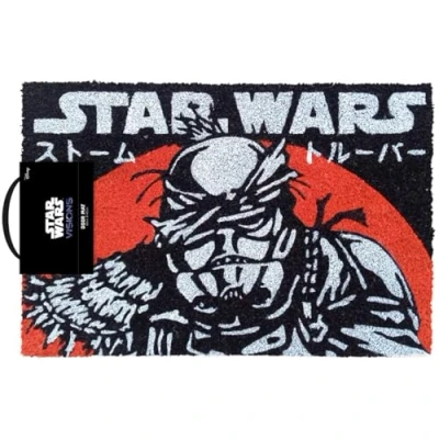 Image of Star Wars Coir Doormat (Anime Stormtrooper Design) 40cm x 60cm Official Merchandise