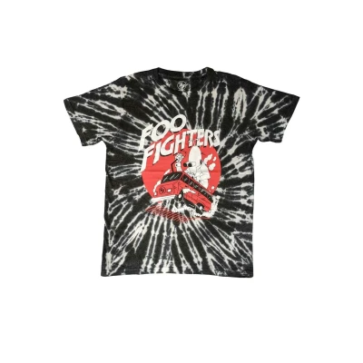 Image of Foo Fighters T Shirt Speeding Bus Band Logo Nue Official Unisex Black Dye, black, S