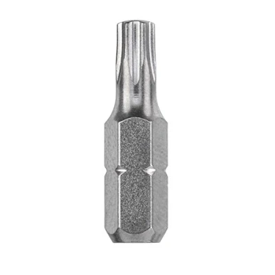 Image of kwb 3 x 25mm TORX 7 Industrial Steel Bits for Precision Screwing, ISO 1173 C 6.3 Drive