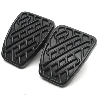 Image of ROBUST 2 Pcs Clutch Brake Pedal Pad Rubbers for Nissan Qashqai 46531JD00A 2007 2016