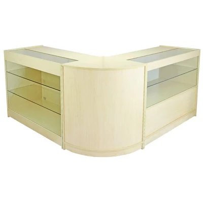 Image of MonsterShop Solar Maple Shop Counter &amp; Retail Display Set