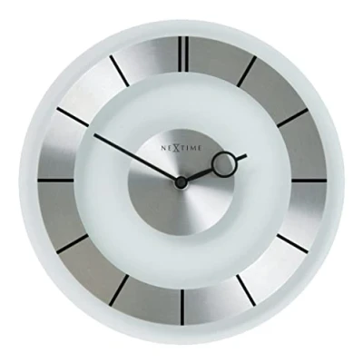 Image of NeXtime Wall Clock, Aluminum, 31