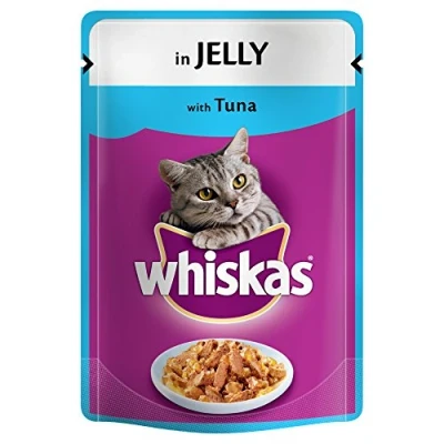 Image of Whiskas Pouch in Jelly with Tuna 100 g (Pack of 24)