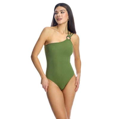 Image of ORY Womenss swimsuit tied on the shoulder W241111 women Khaki Size 38B