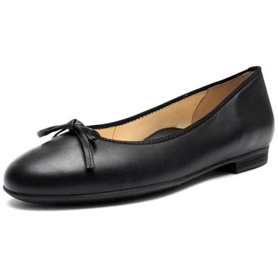 Image of ARA Women&#039;s Sardinia Ballet Flat, Black 01, 6 UK
