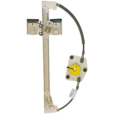 Image of 5J7837401 Window regulator VALEO 850804 Left Front electric without motor with comfort function SKODA: Fabia 2, 2