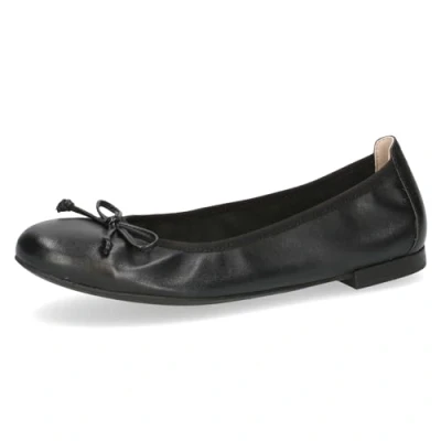 Image of CAPRICE Women&#039;s 9 22102 42 Ballerina, Black (Black Nappa), 4 UK
