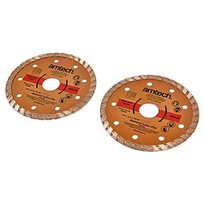 Image of Amtech V0235 2 Piece 115mm (4.5&quot;) Diamond Cutting disc