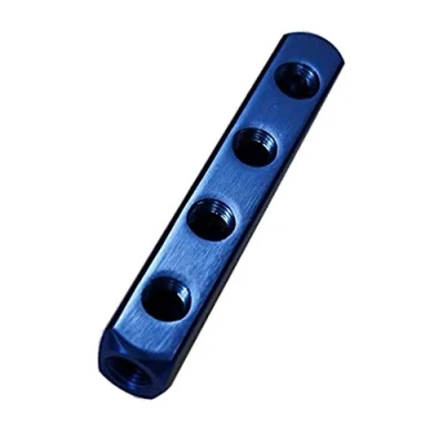 Image of 4 Way Splitter/Manifold 1/4&#039;&#039; BSP/AIR LINE Fitting/AIR Compressor Fitting