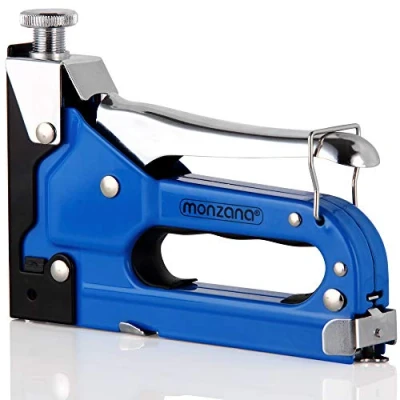Image of Monzana Hand Stapler 3in1 1500 pcs Staples &amp; Nails infinitely Adjustable Impact Strength Wood