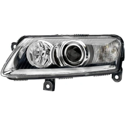 Image of 50252L Headlights HELLA 1ZS 009 701 151 AUDI: A6 C6 Saloon, Allroad, Avant