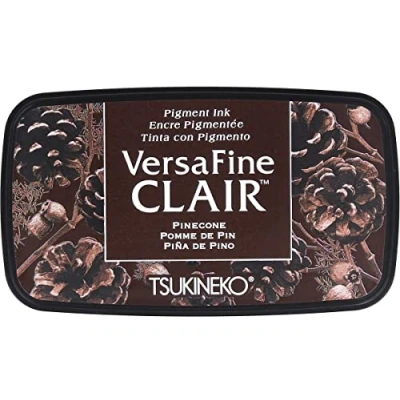 Image of Tsukineko Pinecone Versafine Clair Ink Pad, Synthetic Material, Brown, 5.6 x 9.7 2.3 cm