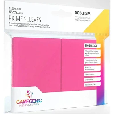 Image of Gamegenic GGS11024ML Prime Sleeves (100 Pack), Pink