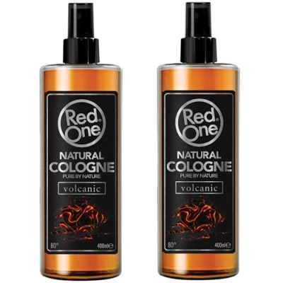 Image of Redone Aftershave Natural Barber Spray Cologne Volcanic 2x 400ml Long Lasting Fragrance Premium Grooming Product 2 PCS