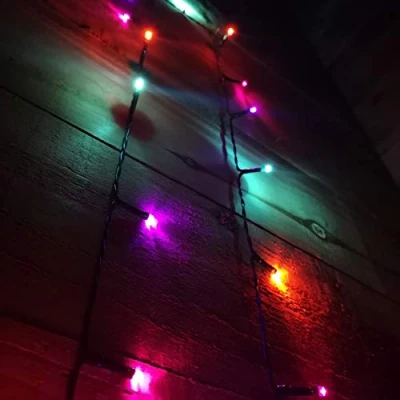 Image of Premier 50 LED 5m Battery 8 Function Timer Lights Rainbow