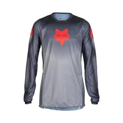 Image of Fox Racing Men&#039;s 180 Interfere Motocross Jersey, Grey/Red, XXL