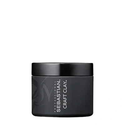Image of Sebastian Professional Craft Clay Hair Texturiser, Matte Finish and Natural, Flexible Hold, For Medium Short Hair, Styling Product, Care, 50g