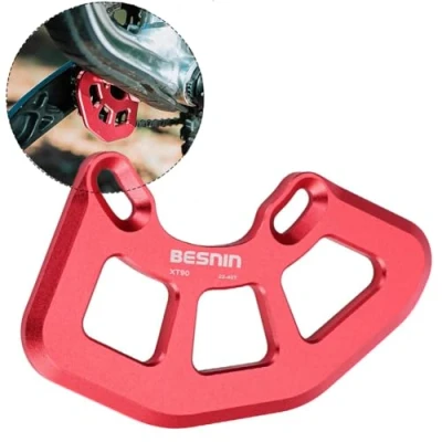 Image of BESNIN Bash Guard for 22T to 40T Chainrings,Bicycle Chain ISCG05 suitable downhill bikes/Cycling Road bike/Bicycle Motocross (red)