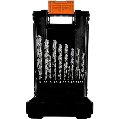 Image of PROJAHN 67314 drill bit set HSS G Turbo 1 10 mm 19pcs plastic case