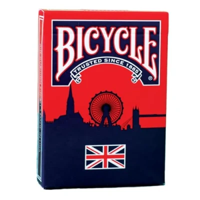 Image of Bicycle® Ambassador Playing Cards 1 Deck, Air Cushion Finish, Professional, Superb Handling &amp; Durability, Great Gift For Card Collectors, British, London Skyline, Limited Edition
