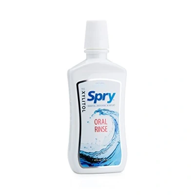 Image of Spry Xylitol Oral Rinse, Natural Cool Mint 16 fl oz