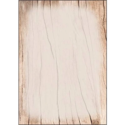 Image of SIGEL DP128 Writing paper &quot;Wood&quot;, A4, 90 gsm, 50 sheets