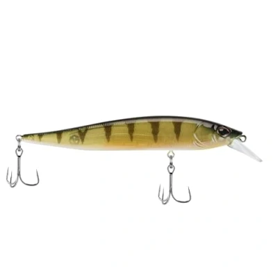 Image of Berkley Stunna Fishing Lure, Perch, Size 100, 3 in, Designed for Lifelike Action, Casting Distance and Durability, Effortless 180 Degree Head Turns