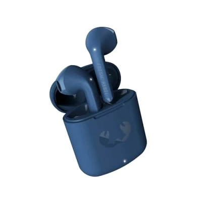 Image of Fresh &#039;n Rebel Twins Core True Wireless in Ear Bluetooth Headphones with Voice Assistant, Touch Control and Built Microphone, 30 Hours Playtime (Steel Blue)