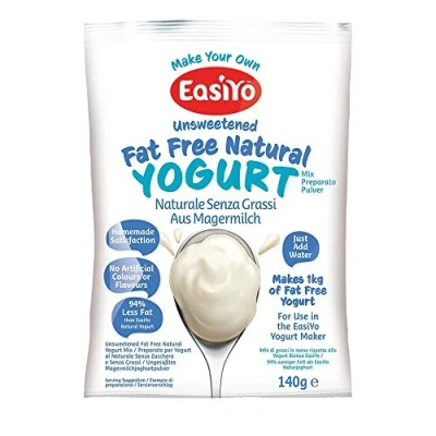 Image of EasiYo Natural Yogurt 8 Sachet Pack Each Makes 1KG of