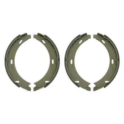 Image of 2034200120, 2034200120S1, 4144200320, A2034200120, A2034200120S1 Handbrake Shoes BLUE PRINT ADBP410043 Rear Axle MERCEDES BENZ: SLK, C Class Saloon