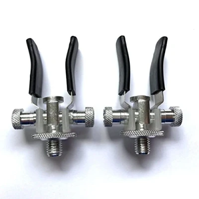 Image of 2 CARP FISHING SILVER ALUMINIUM SPECIALIST ADJUSTABLE SUPER LITE BUTT ROD RESTS