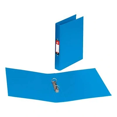 Image of 5 Star Office Ring Binder 2 O Size 25mm Polypropylene A4 Blue [Pack 10]