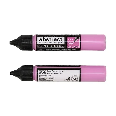 Image of Sennelier Abstract Acrylic 3D Liner 27ml (Quinacridone Pink)