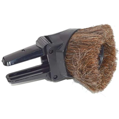 Image of Ufixt Universal 32m Black Combination Round Winged Brush and Upholstery Vacuum Tool Fits AEG, Argos, Bush, Daewoo, Dirt Devil, Electrolux, Hoover, LG, Morphy Richards Nilfisk