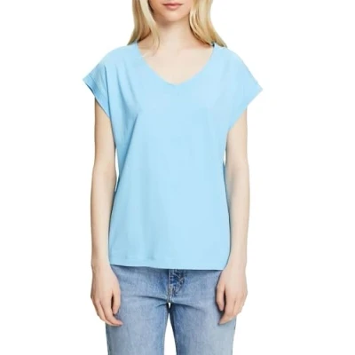 Image of Esprit Basic Tshirt, Women&#039;s, Size: 6, Light turquoise