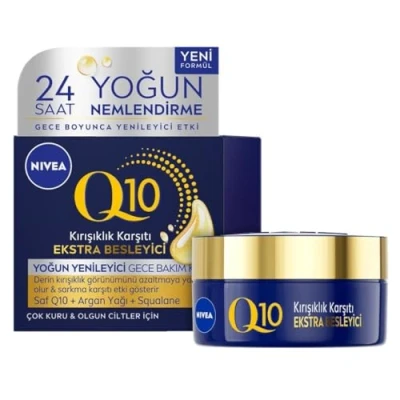 Image of Nivea Q10 Power Extra Nourishing Night Cream, 50 g
