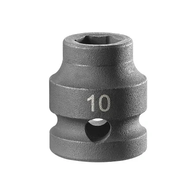 Image of Facom 6 POINT Stubby Impact Socket 1/2in Drive 10mm NSS.10A