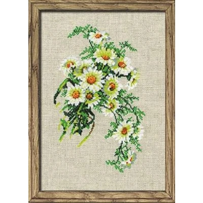 Image of RIOLIS Cross Stitch Kit 582 Bouquet of Camomiles