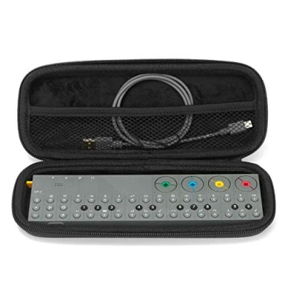 Image of Analog Cases Glide Case for Teenage Engineering OP Z or comparable Synthesizers (Transport Bag/case Made of Waterproof Imitation Leather, with Robust Rubber Handle), Black