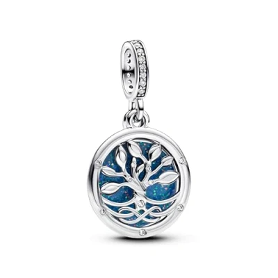 Image of Pandora Pendant Sterling Silver 925 793599C01, Enamel, Cubic Zirconia
