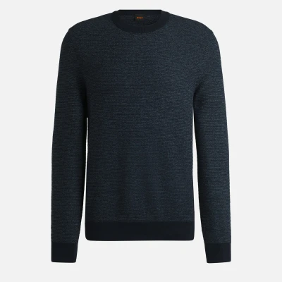 Image of BOSS Orange Aspoki Cotton Blend Knit Jumper XL