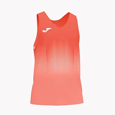 Image of Joma Elite VII Sleeveless running shirt, Man, mens, 101522.040, fluorescent coral, 2XL