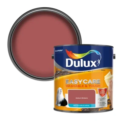 Image of Dulux Easycare Washable &amp; Tough Matt Emulsion Paint Auburn Embers 2.5L