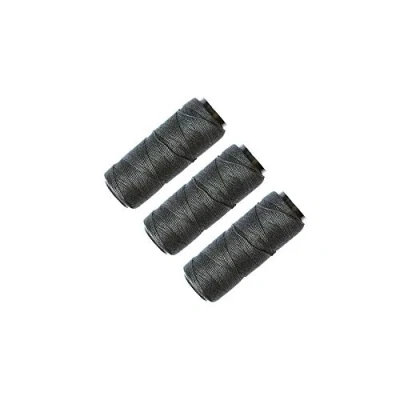 Image of 3 Rolls Sewing Thread for Hair Weave Bundles, Extensions, Weft, Making Wig DIY Weaving (Black)