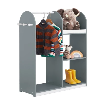 Image of Children Wardrobe Closet Dress up Storage with Hanging Rail,KMB40 HG Sobuy