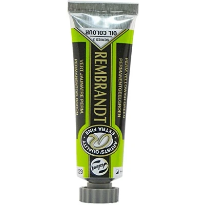 Image of Rembrandt 15ml Artists Oil Colour Permanent yellow green Series 3