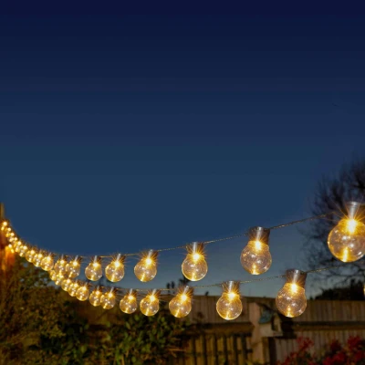 Image of SuperBright LED GloBulb String Light (Set of 40 Lights) Warm White