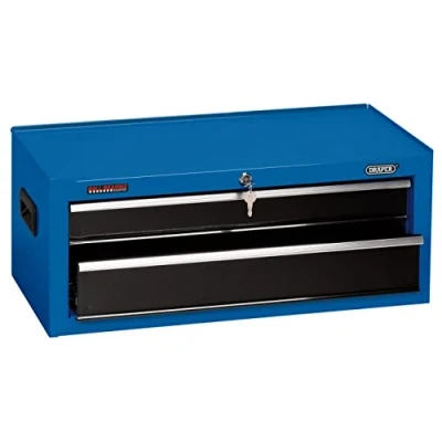 Image of Draper Intermediate Tool Chest, 2 Drawer, 26&quot;, Blue